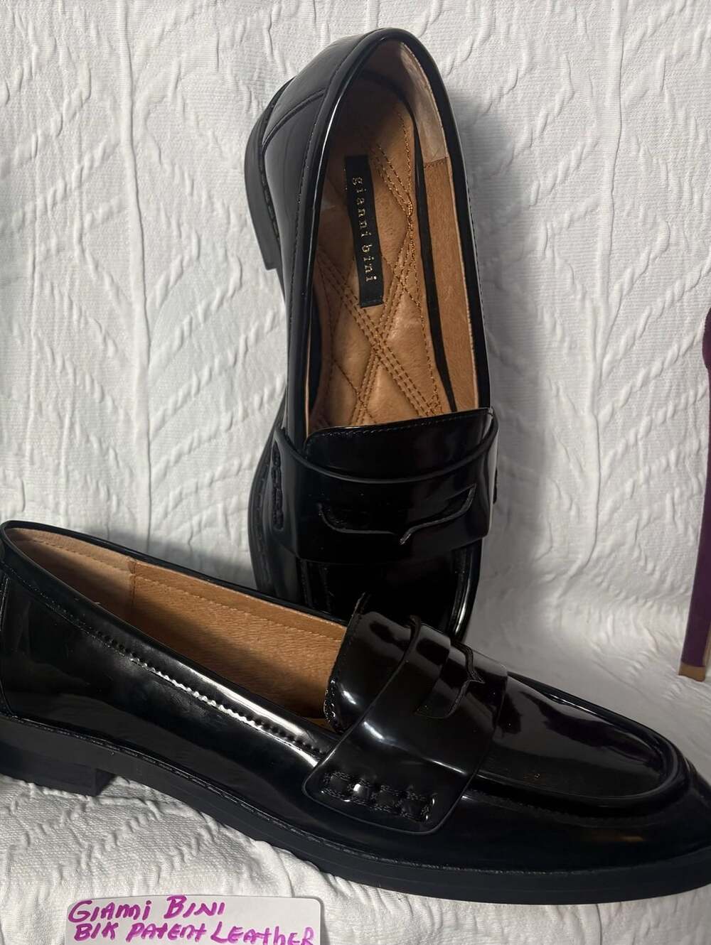 Gianni Bini Bik Patent Leather Loafers